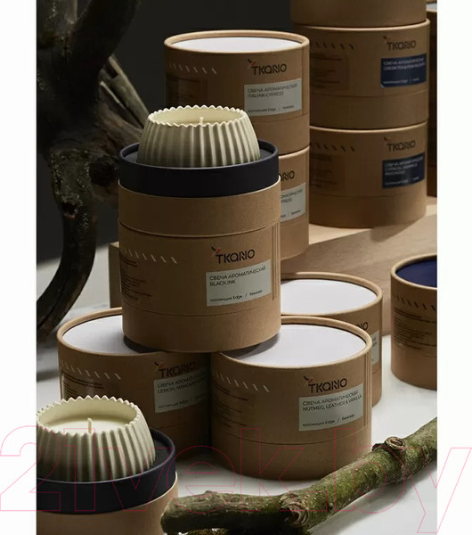Изображение товара Свеча Tkano Edge Lemon, Mandarin & Neroli TK23-ARO0015 (бежевый)