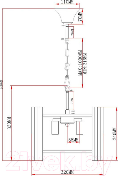 Изображение товара Люстра Moderli Monte / V10776-3P
