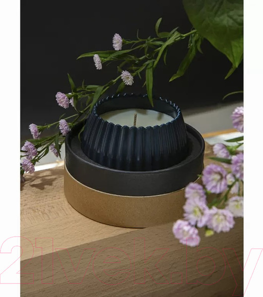 Изображение товара Свеча Tkano Edge Musk, Rose & Cedarwood TK23-ARO0008 (синий)