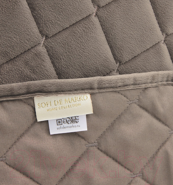 Изображение товара Покрывало Sofi de Marko Натаниэль 120х200 / Пок-Нт-120х200с (серый)