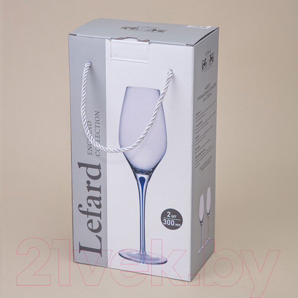 Изображение товара Набор бокалов Lefard Accent Sky Blue / 693-052 (2шт)
