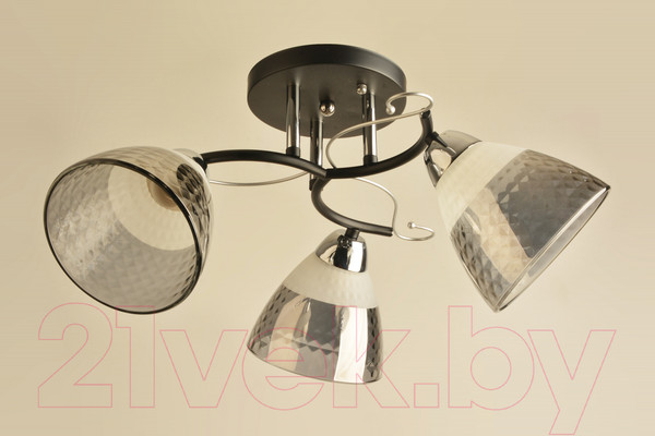 Изображение товара Потолочный светильник Mirastyle BL-8224/3 BK+CR