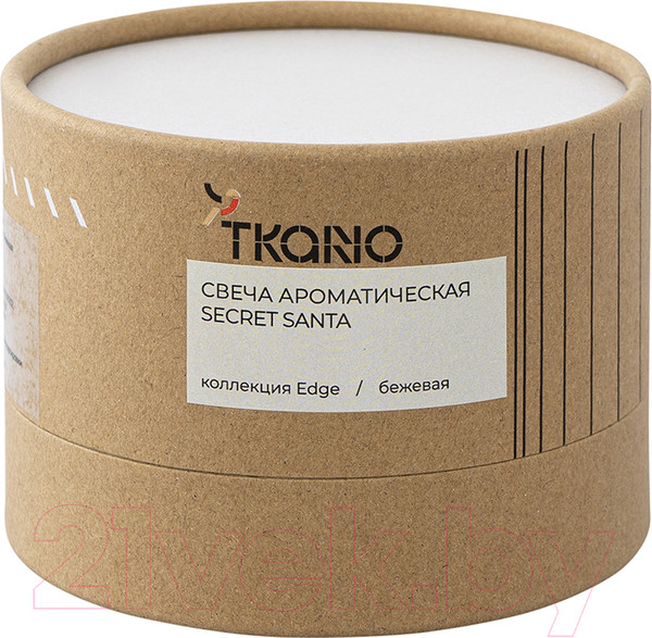 Изображение товара Свеча Tkano Edge Secret Santa TK23-ARO0022 (бежевый)