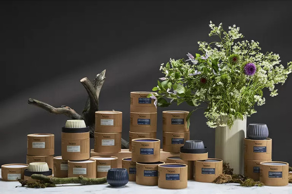 Изображение товара Свеча Tkano Edge Spicy Snowflakes TK23-ARO0036 (серый)