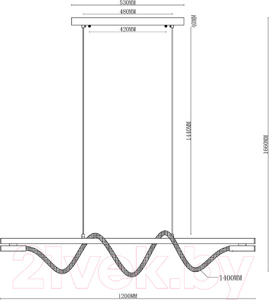 Изображение товара Потолочный светильник Moderli True / V10679-PL
