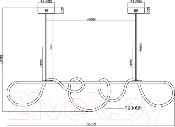 Изображение товара Потолочный светильник Moderli True / V10688-PL