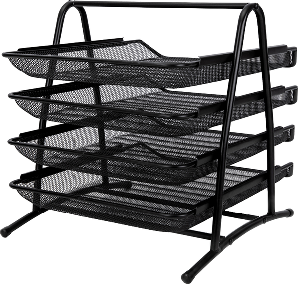 Изображение товара Лоток для бумаг Deli 9184 (черный)