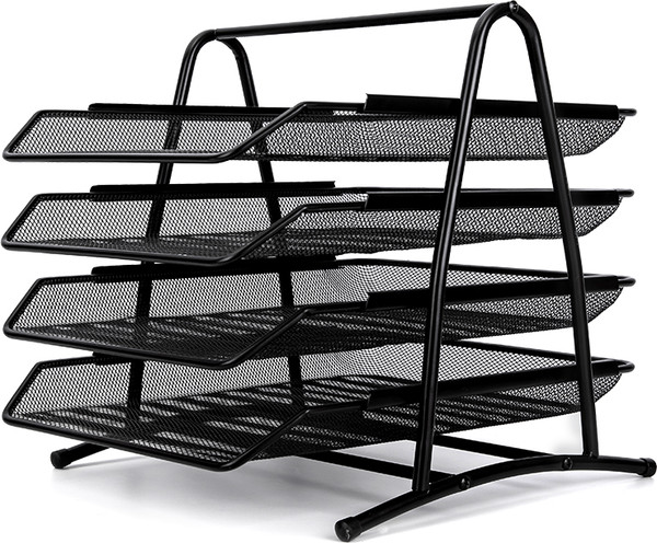 Изображение товара Лоток для бумаг Deli 9184 (черный)