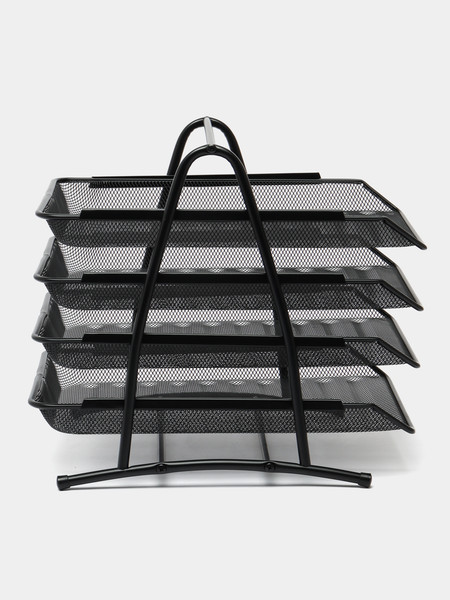 Изображение товара Лоток для бумаг Deli 9184 (черный)