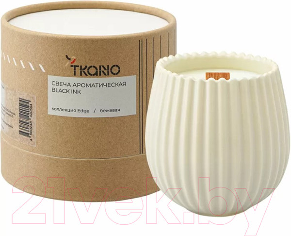 Изображение товара Свеча Tkano Edge Black Ink TK23-ARO0055 (бежевый)
