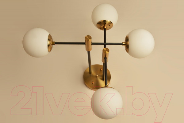 Изображение товара Потолочный светильник Mirastyle BL-8316/4 COPPER+BK
