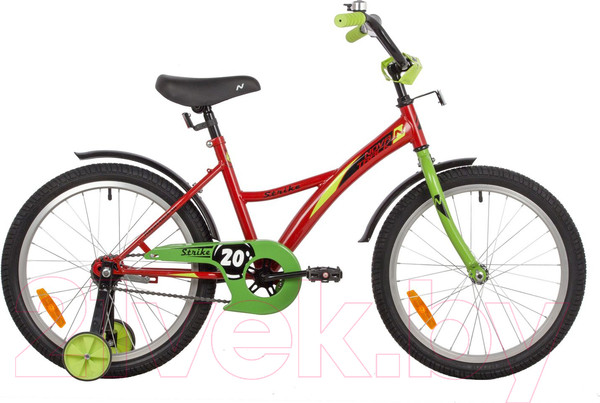 Изображение товара Детский велосипед Novatrack 20 Strike 203STRIKE.RD22- (красный)