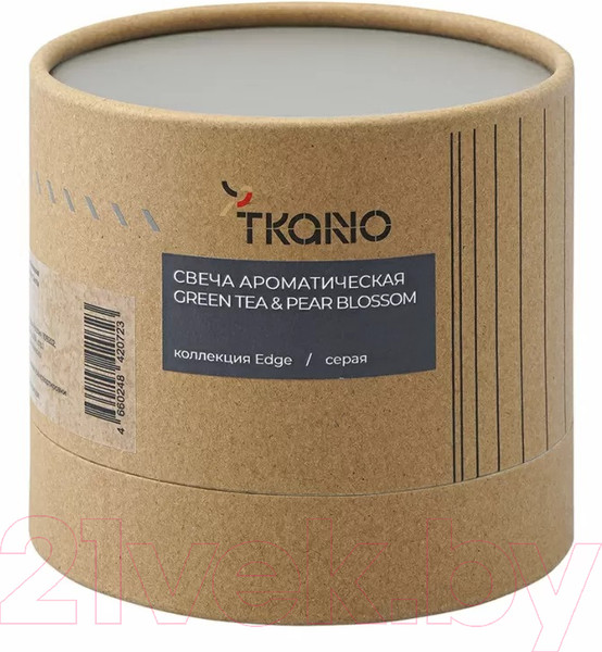 Изображение товара Свеча Tkano Edge Green tea & Pear blossom TK23-ARO0062 (серый)