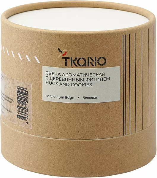 Изображение товара Свеча Tkano Edge Hugs and Cookies TK23-ARO0059 (бежевый)