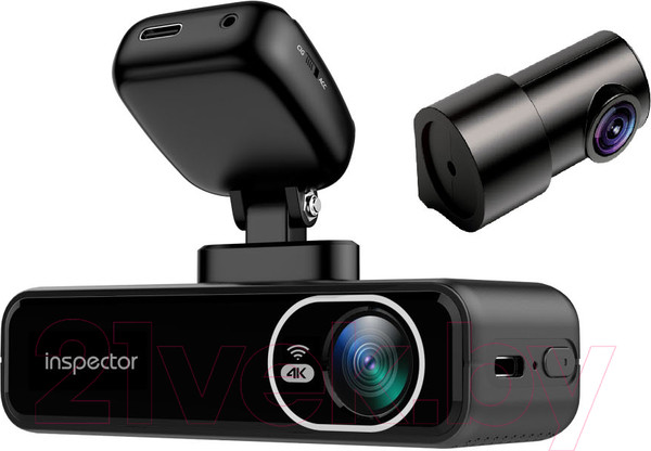 Изображение товара Автомобильный видеорегистратор Inspector UHD 450 (4K) (2 камера FHD)