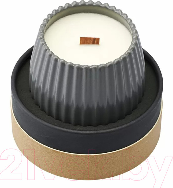 Изображение товара Свеча Tkano Edge Musk, Rose & Cedarwood TK23-ARO0068 (серый)