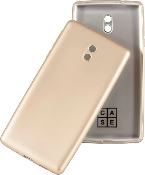 Изображение товара Чехол-накладка Case Deep Matte для Nokia 3 TPU (матовый золото, фирменная упаковка)