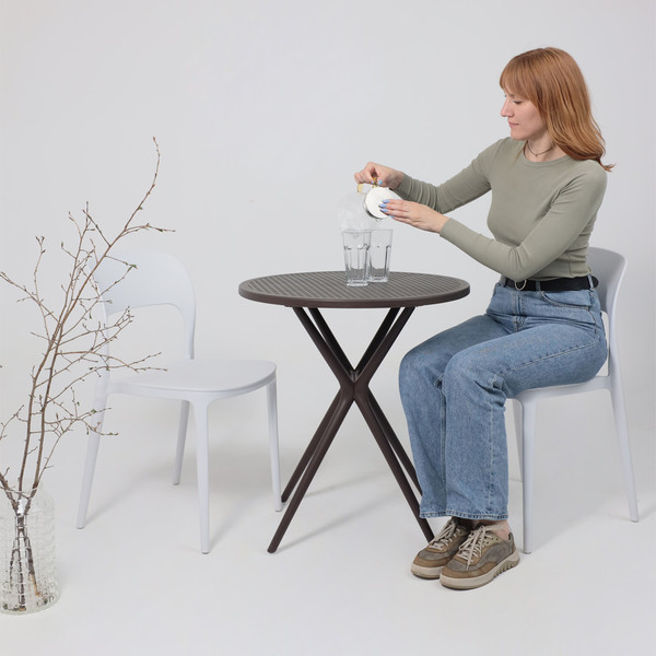 Изображение товара Стул пластиковый AksHome Olaf (белый)