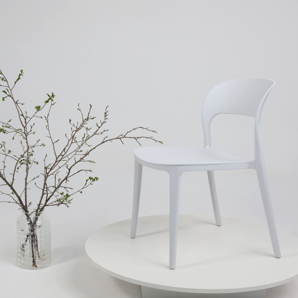 Изображение товара Стул пластиковый AksHome Olaf (белый)