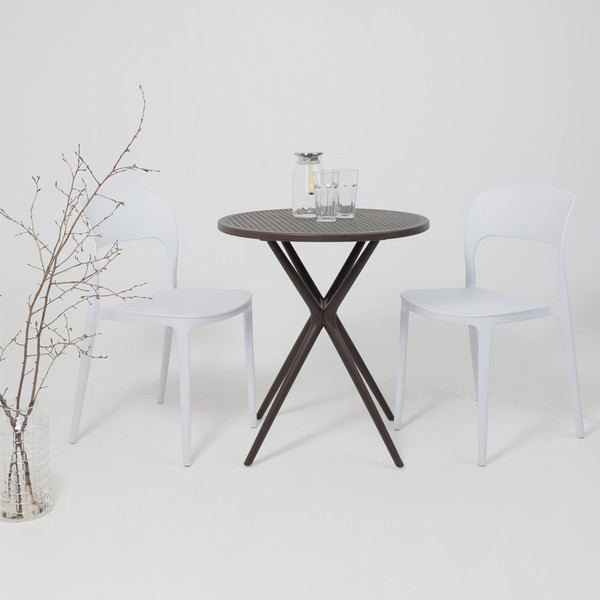 Изображение товара Стул пластиковый AksHome Olaf (белый)