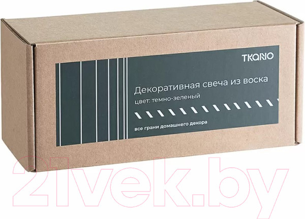 Изображение товара Свеча Tkano Edge TK22-CND0029 (темно-зеленый)