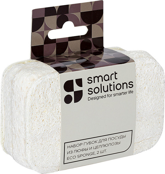 Изображение товара Набор губок для мытья посуды Smart Solutions Eco Sponge SS0000102 (2шт)