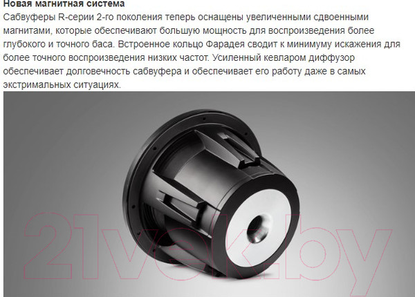 Изображение товара Головка сабвуфера Alpine R2-W8D4