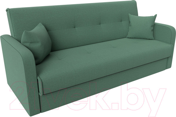 Изображение товара Диван Лига Диванов Надежда / 121131 (рогожка Амур зеленый)