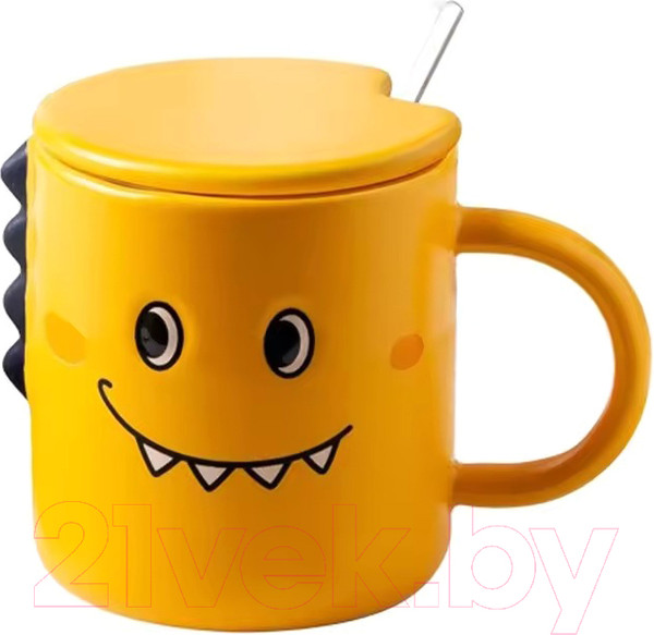Изображение товара Кружка с ложкой Swed house Package MR3-12 (желтый)