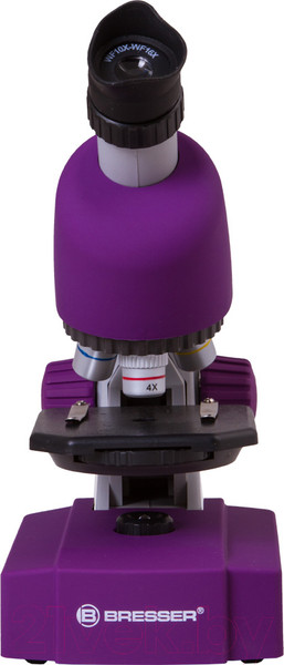 Изображение товара Микроскоп оптический Bresser Junior 40x-640x / B70121 (фиолетовый)