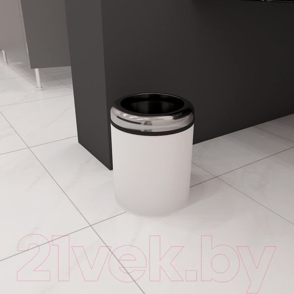 Изображение товара Мусорное ведро Teymi Solli / T90247 (12л,белый)