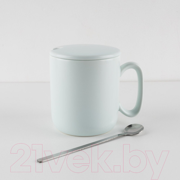 Изображение товара Кружка с ложкой Swed house Package MR2-12 (голубой)