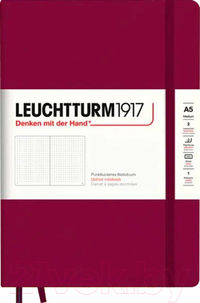 Изображение товара Блокнот Leuchtturm 1917 Classic 359695 (красный портвейн)