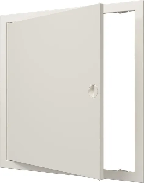 Изображение товара Люк ревизионный Evecs С фланцем Л4040Р (396х396, слоновая кость)