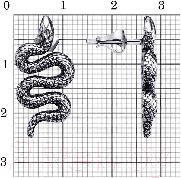 Изображение товара Серьги Красная Пресня 34015344