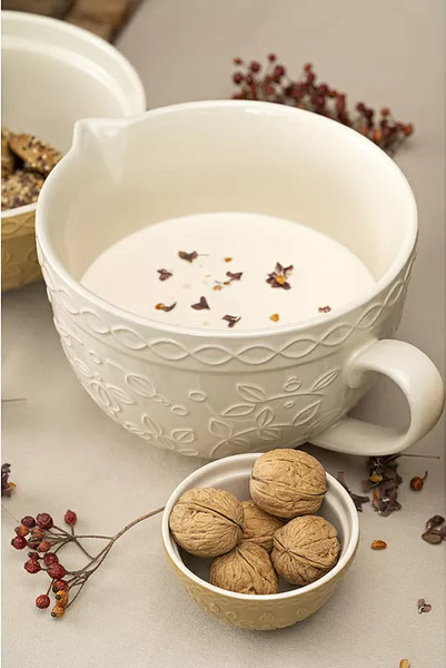 Изображение товара Кувшин Tkano Russian North TK22-TW-BW0014 (кремовый/ягоды тайги)