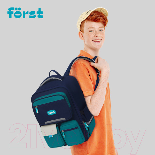 Изображение товара Школьный рюкзак Forst F-Style / FT-RY-032404 (голубой)