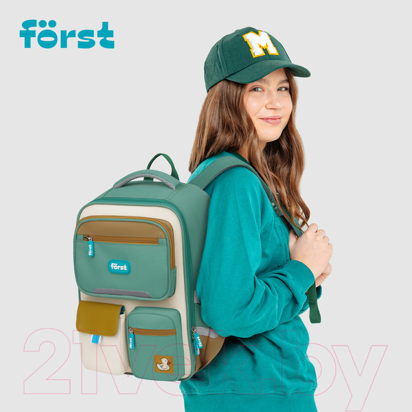 Изображение товара Школьный рюкзак Forst F-Style / FT-RY-032402 (зеленый)
