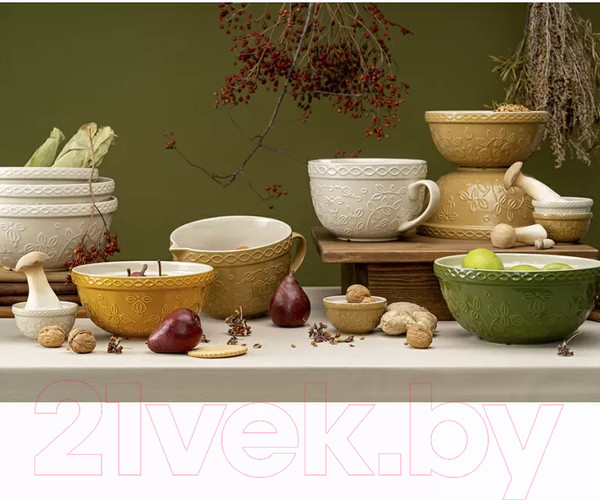 Изображение товара Салатник Tkano Russian North TK23-TW-BW0001 (бежевый/ягоды тайги)