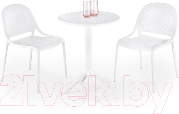 Изображение товара Стол садовый Halmar Calvo (белый)