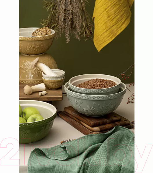 Изображение товара Салатник Tkano Russian North TK23-TW-BW0004 (серо-мятный/ягоды тайги)