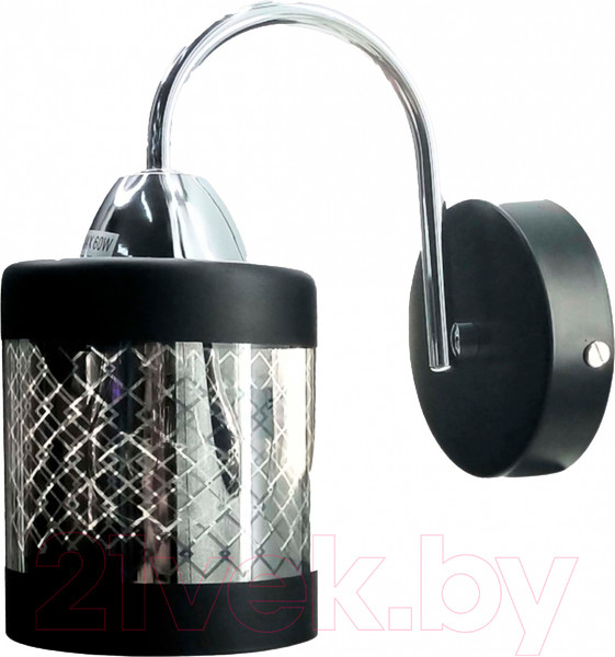 Изображение товара Бра Aitin-Pro НББ 03-60-101 / 70013B/1W (черный/хром)