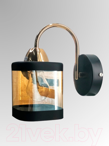 Изображение товара Бра Aitin-Pro НББ 03-60-101 / 70013D/1W (золото/черный)