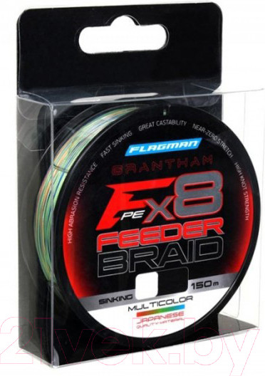 Изображение товара Леска плетеная Flagman Fishing Grantham Sinking Feeder Braid X8 150м 0.16мм 9.0кг / GRSFBM016