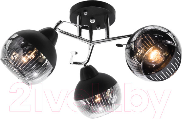 Изображение товара Люстра Aitin-Pro НПБ 02-3x60-101 / 8037/3 (черный/хром)
