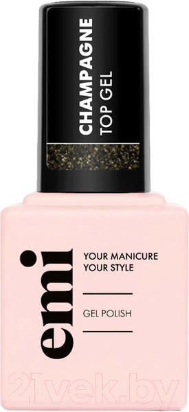 Изображение товара Топ для гель-лака E.Mi E.MiLac Champagne Top Gel (9мл)