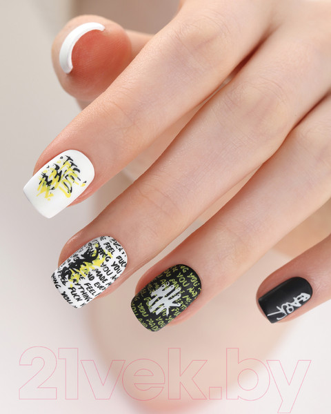 Изображение товара Лак для ногтей E.Mi Для стемпинга №1 Белый (6мл)