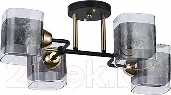 Изображение товара Люстра Aitin-Pro НПБ 02-4x60-101 / 8035/4 (черный/золото)