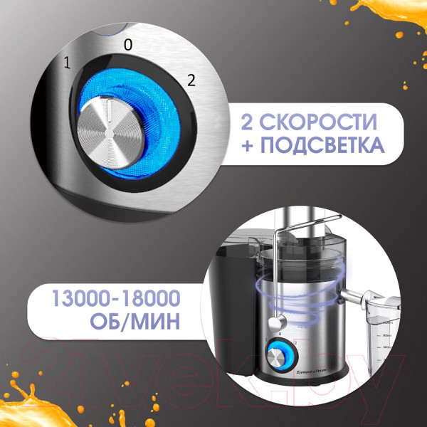 Изображение товара Соковыжималка электрическая Zigmund & Shtain EJ-756