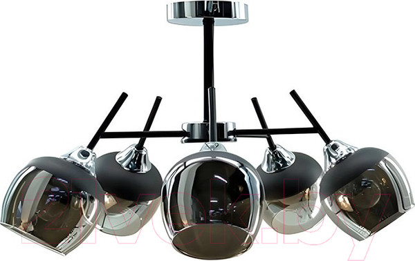 Изображение товара Люстра Aitin-Pro НПБ 02-5x60-105 / S5138/5 (хром/черный)